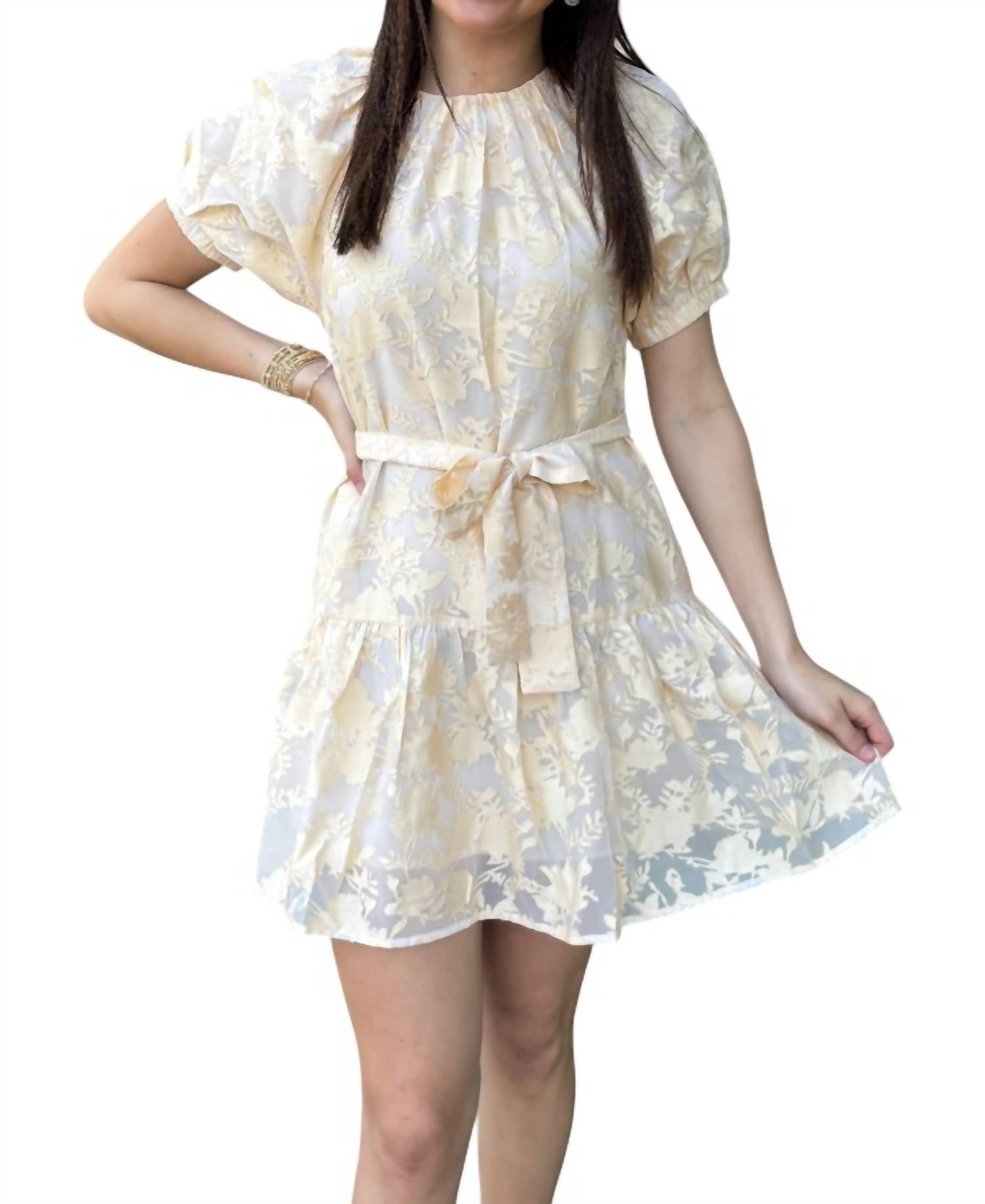 Jade - Lace Short Sleeve Dress