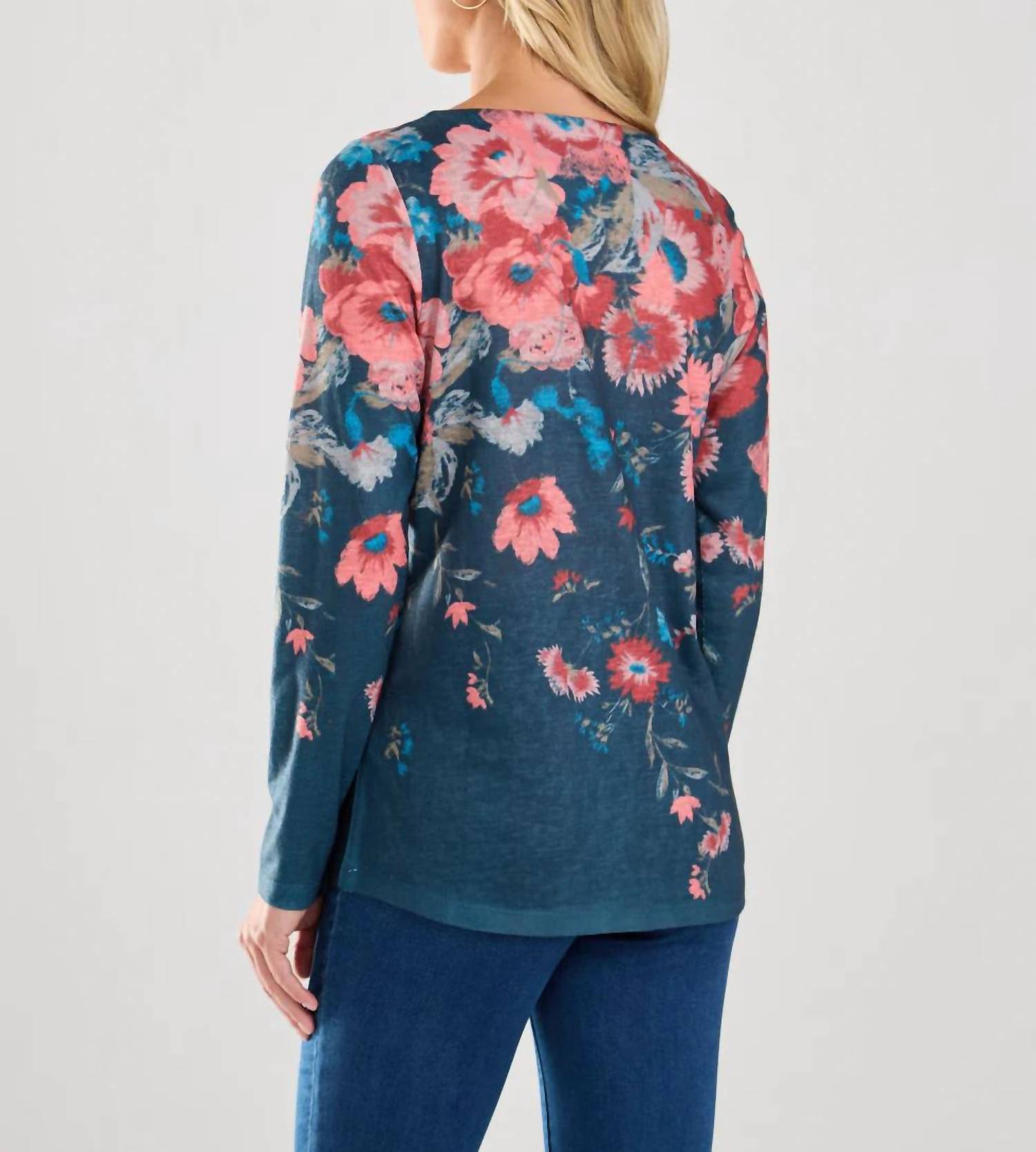 Fdj - Long Sleeve Boatneck Top