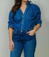 Shop Kmj - Quarantina Button Down Top