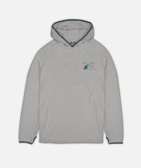 Jetty Men's Mahi Uv Tech Hoodie in grey - men's shirt