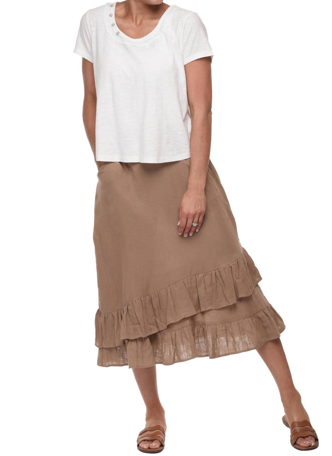 Tulip Clothing - Erika Flat Front Skirt