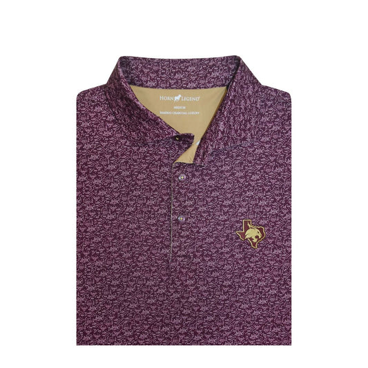 Horn Legend - Men's Texas State Playbook Polo