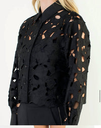 Thml - Berkley Eyelet Long Sleeve Top