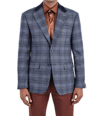 Barabas - Quilted Plaid Blazer