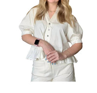 Entro - Boutique Style Ruffle Hem Blouse