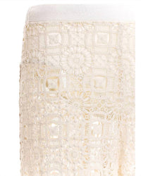 Agua Bendita - Maca Jardim Lace Wide Leg Cover-up Cargo Pants