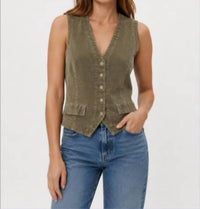 Mila Los Angeles - Thin Wale Cord Vest