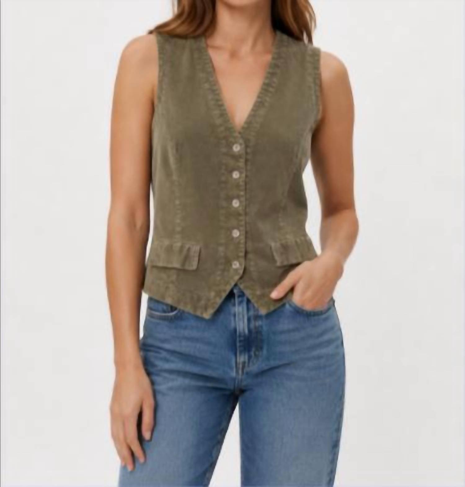 Mila Los Angeles - Thin Wale Cord Vest