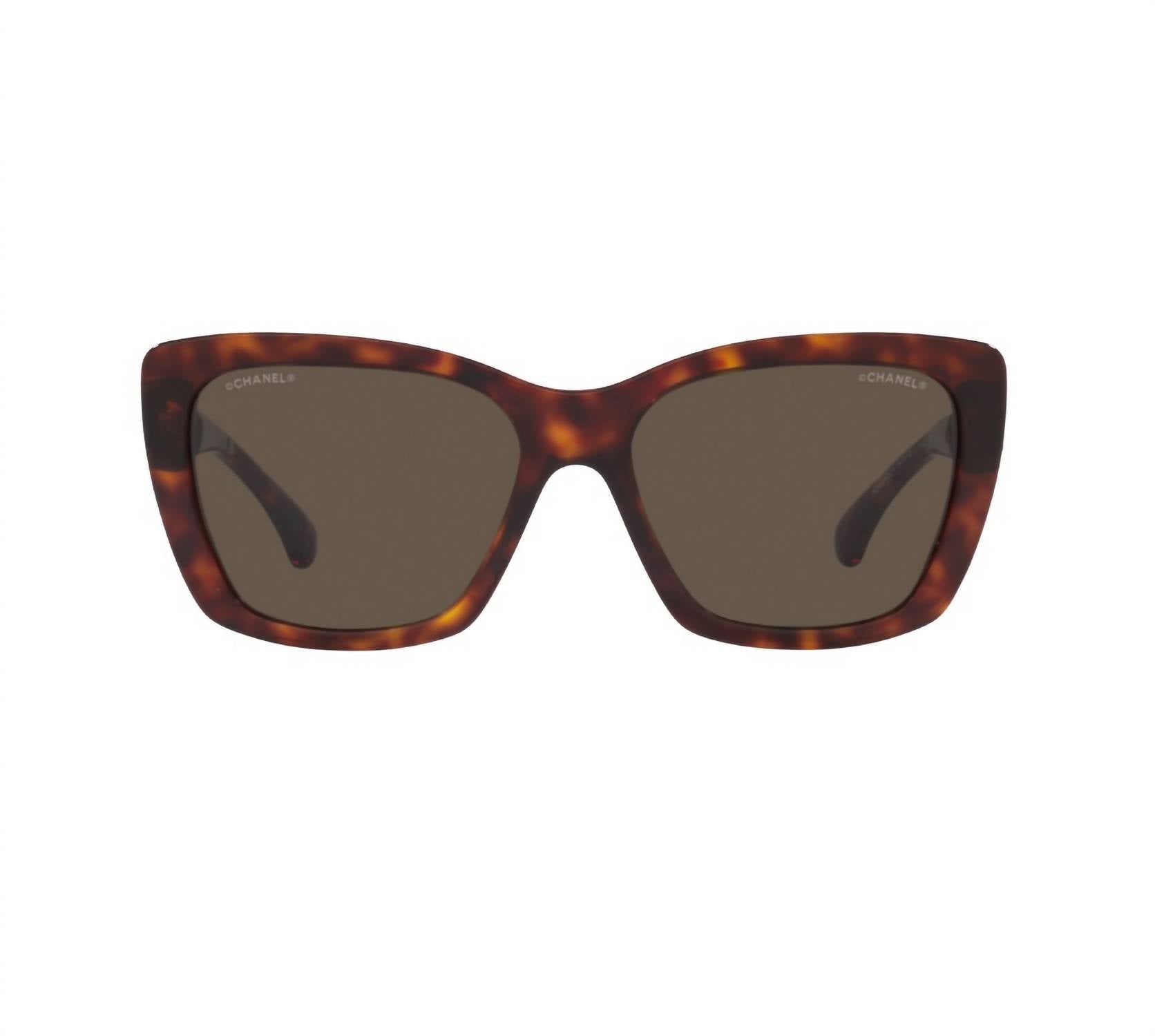 Chanel - Acetate Calfskin Non Polarized Sunglasses 5476qa - 1164 - 3