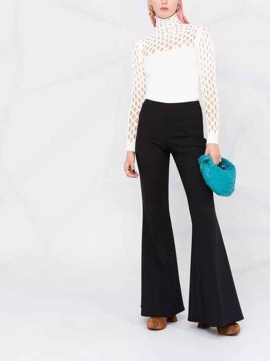 Valentino - Knit And Mesh Top