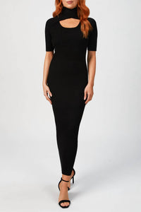 LOOP LAYERED KNIT DRESS