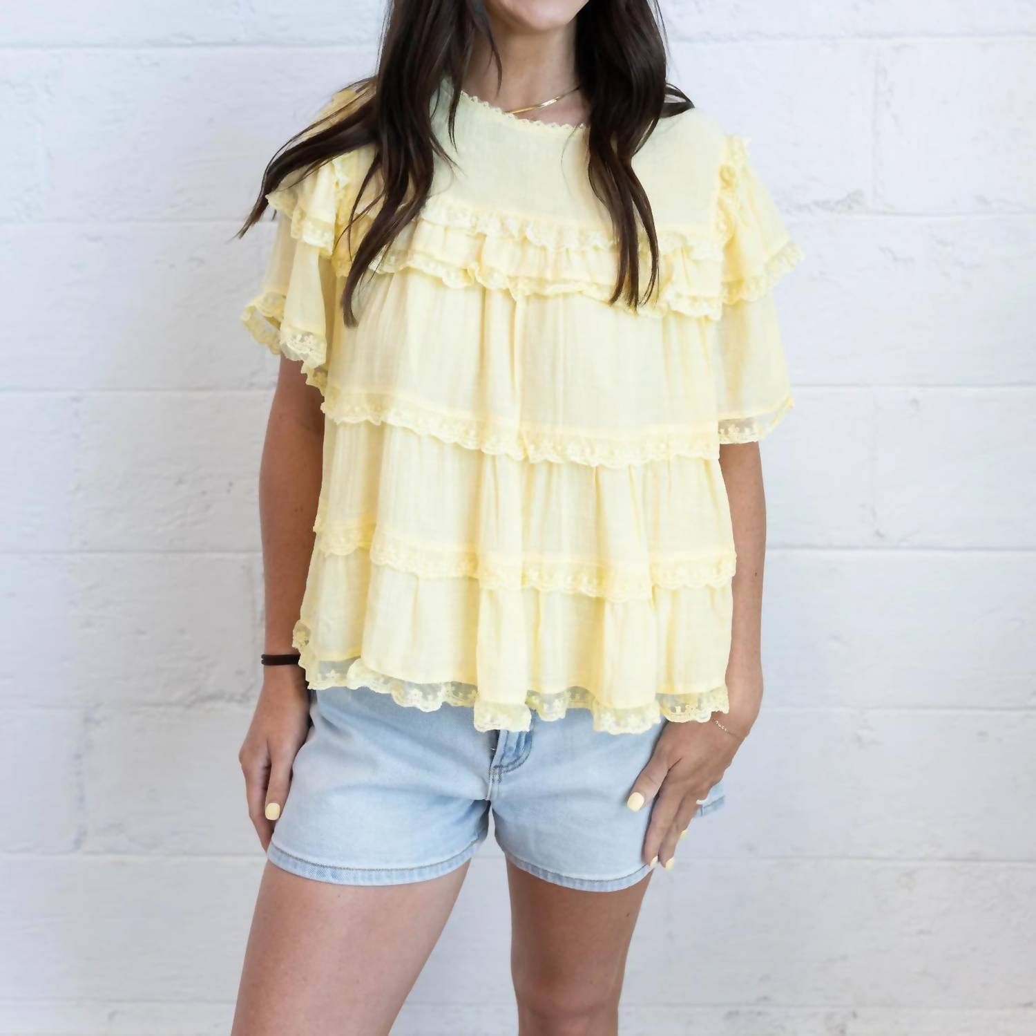 &Merci - Ruffle Blouse