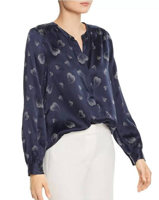 Joie - Mintee Midnight Silk Blouse