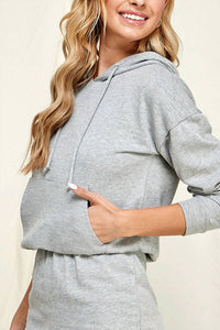 Culture Code - Solid Hoodie Dress
