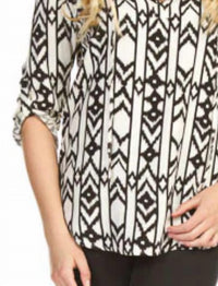 Papillon - Global Print Smock Shoulder Blouse