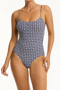 Sea Level Australia - Coast Scoop Neck One Piece Swimsuit