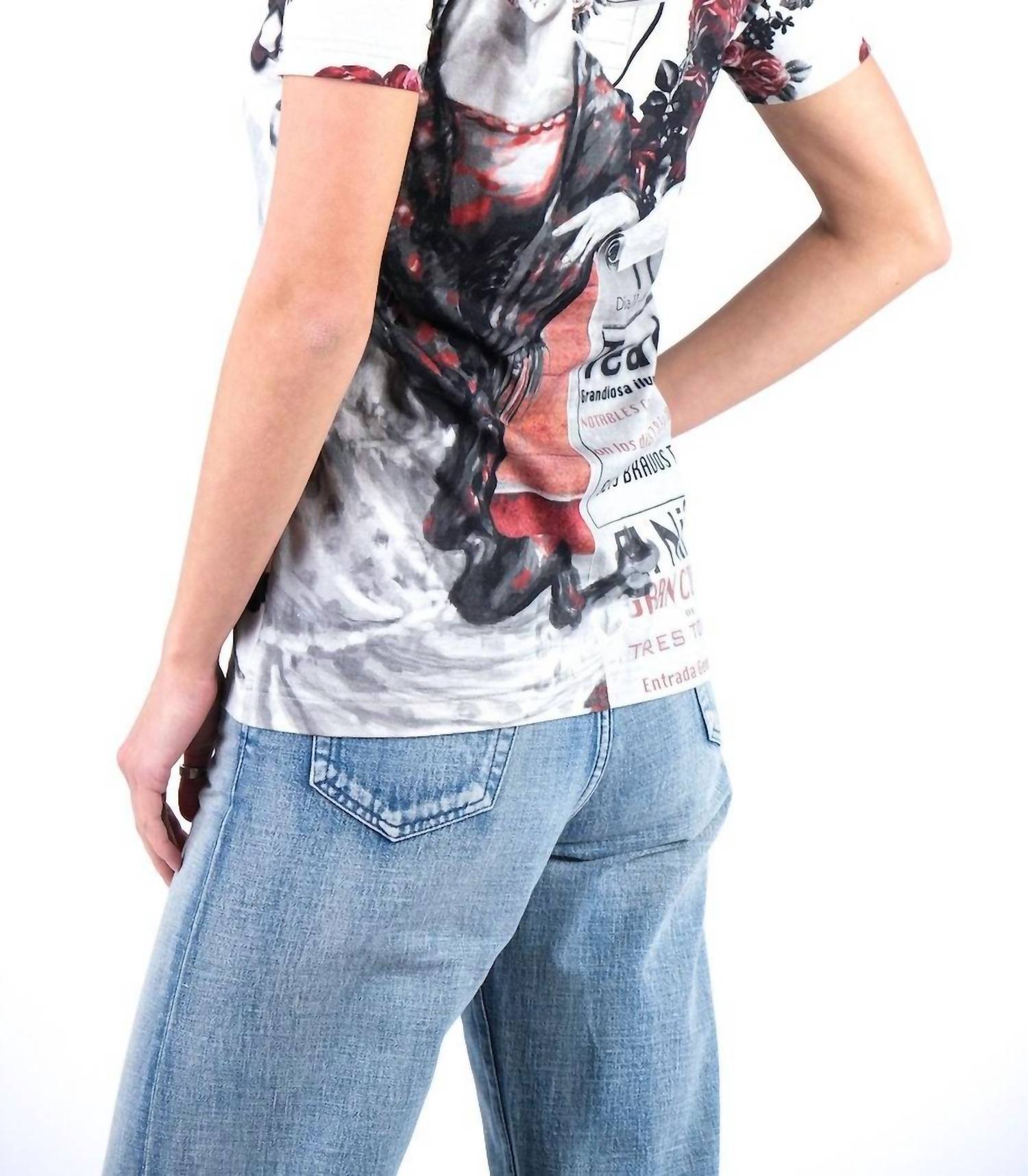 Dolce & Gabbana - Pre-loved A Los Toros Matador And Bull With Floral Accents Cotton T-shirt