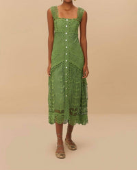 Farm Rio - Nautical Guipire Maxi Dress
