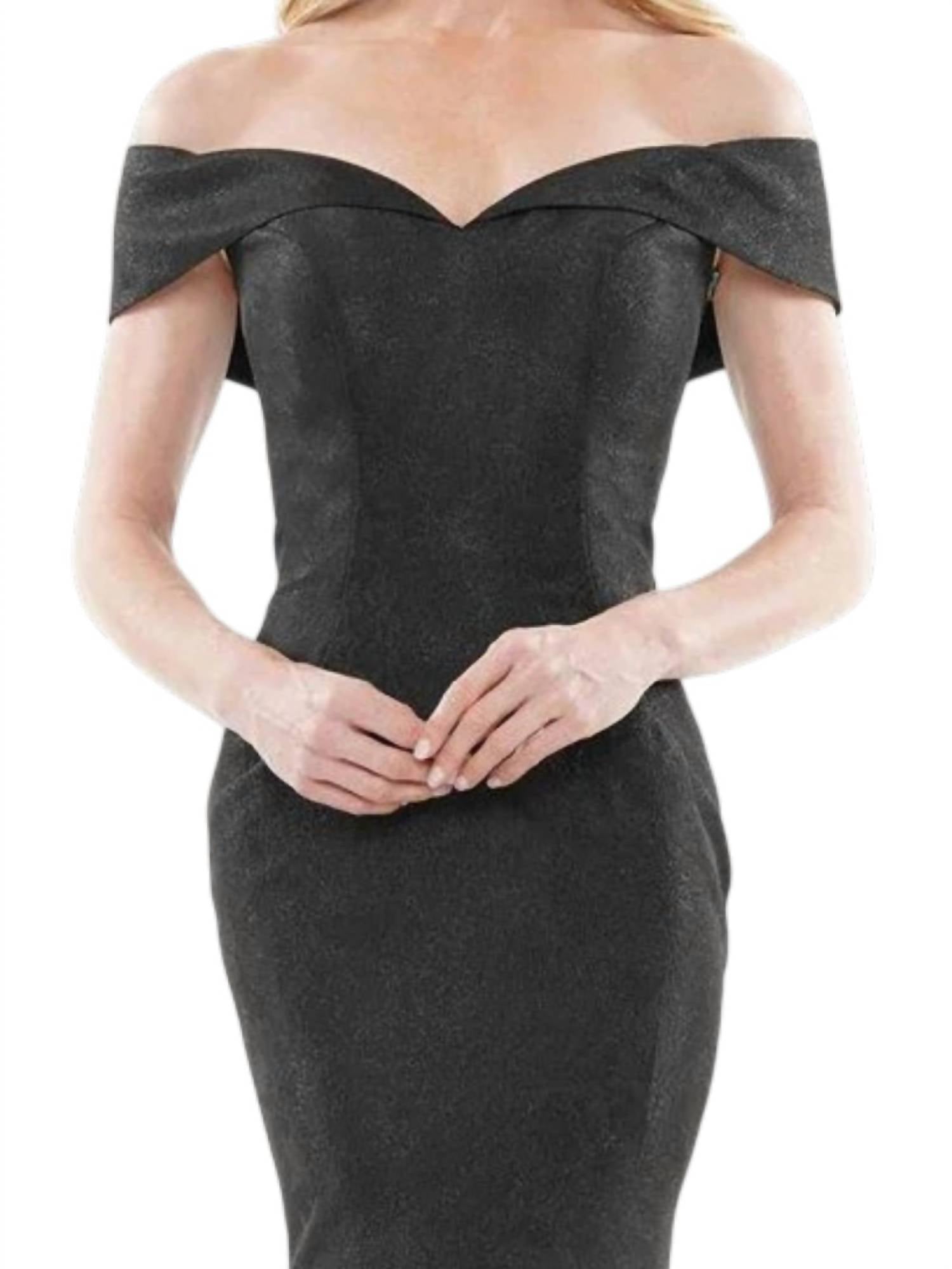 Marsoni By Colors - Long Off Shoulder Formal Mermaid Gown