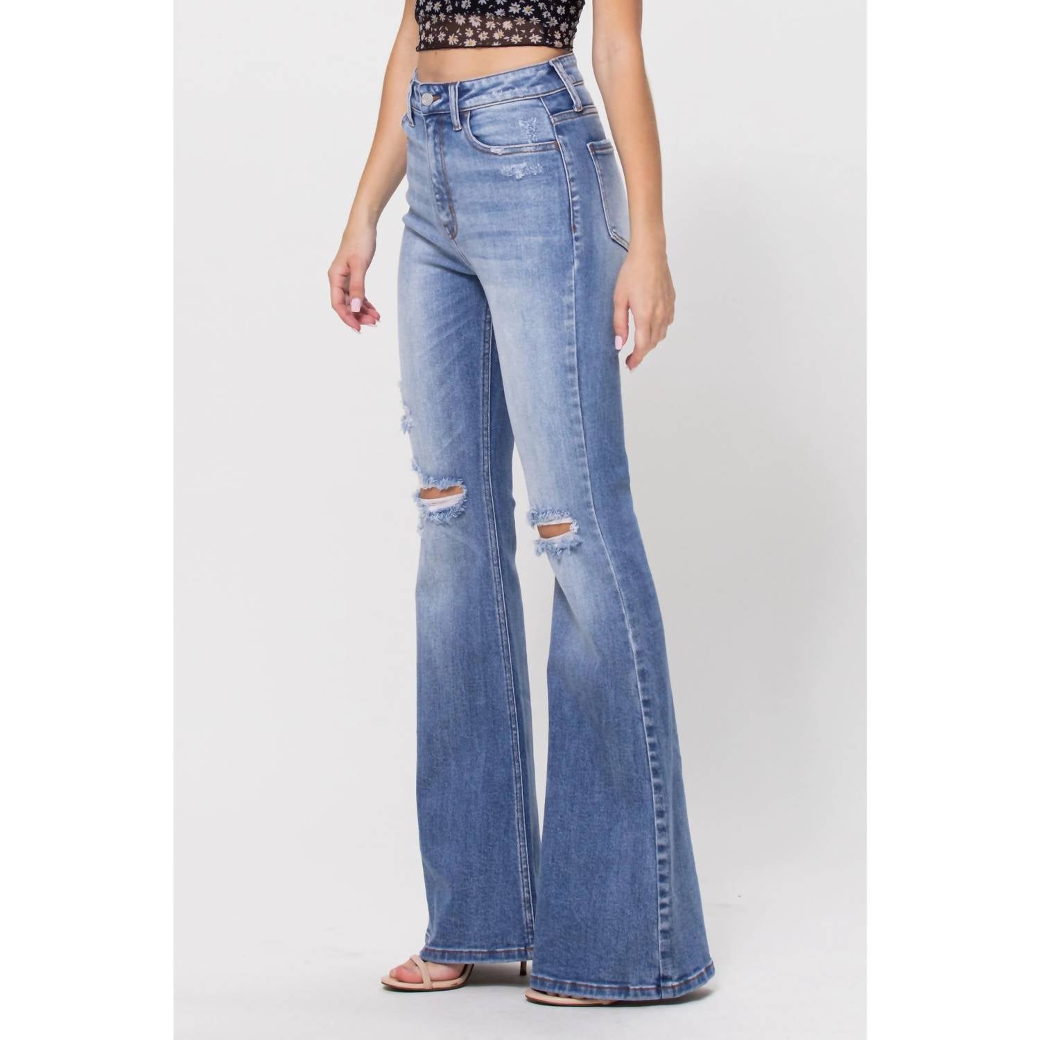 Cello - Slim Fit Super Flare Jeans