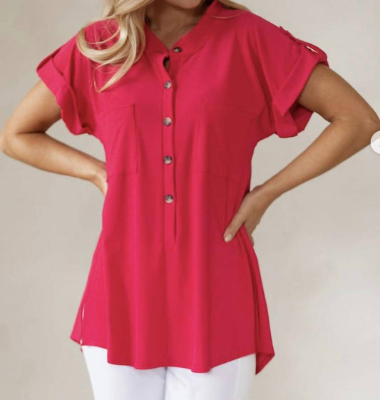 Sympli - Quest Pocket Tunic. Short Sleeve