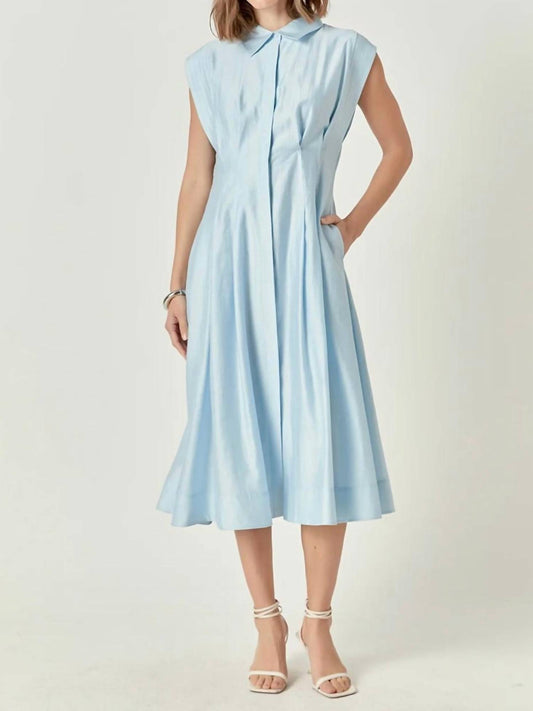 English Factory - Contrast Stitch Midi Dress