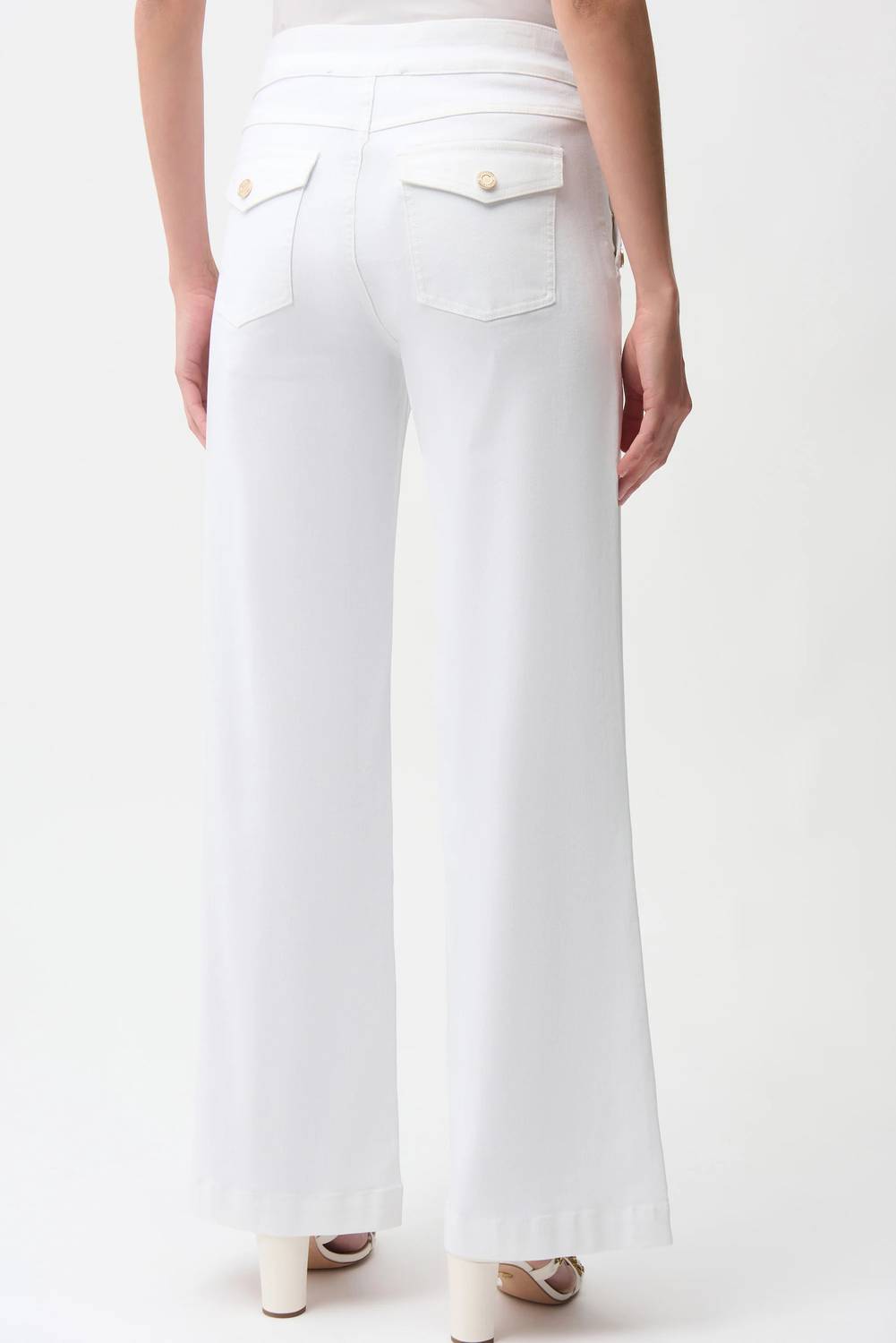 Joseph Ribkoff - Wide Leg Pull On Jeans