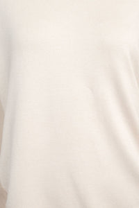 Anne Rose - Women's Scoop Neck Long Sleeve Solid Knit Top
