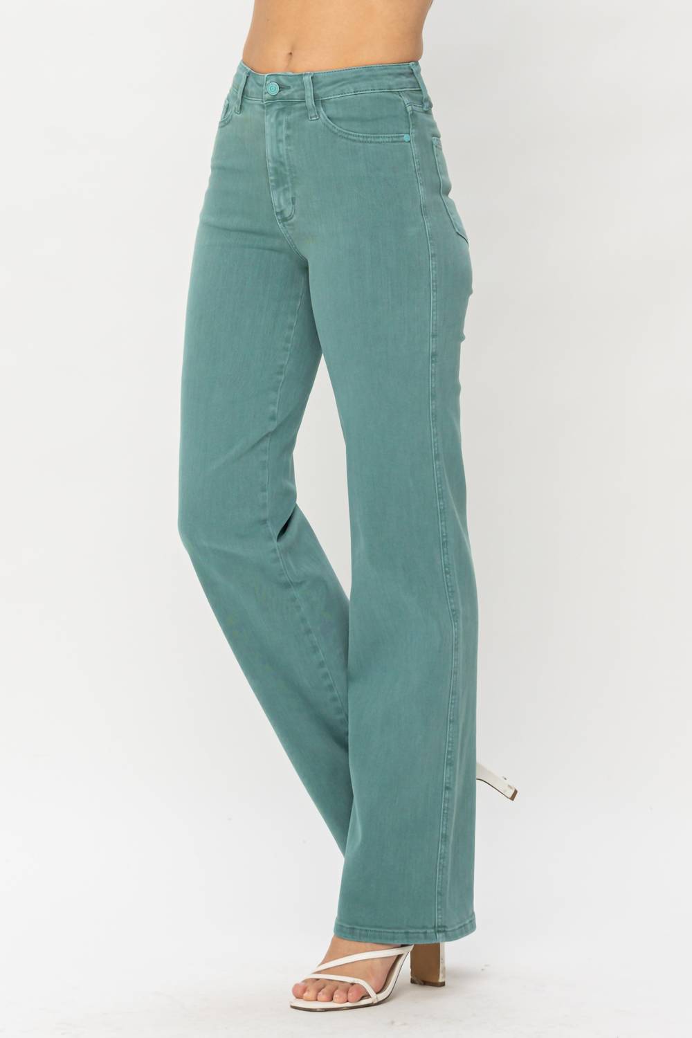 Judy Blue - High Waist Garment Dyed 90's Straight Jeans