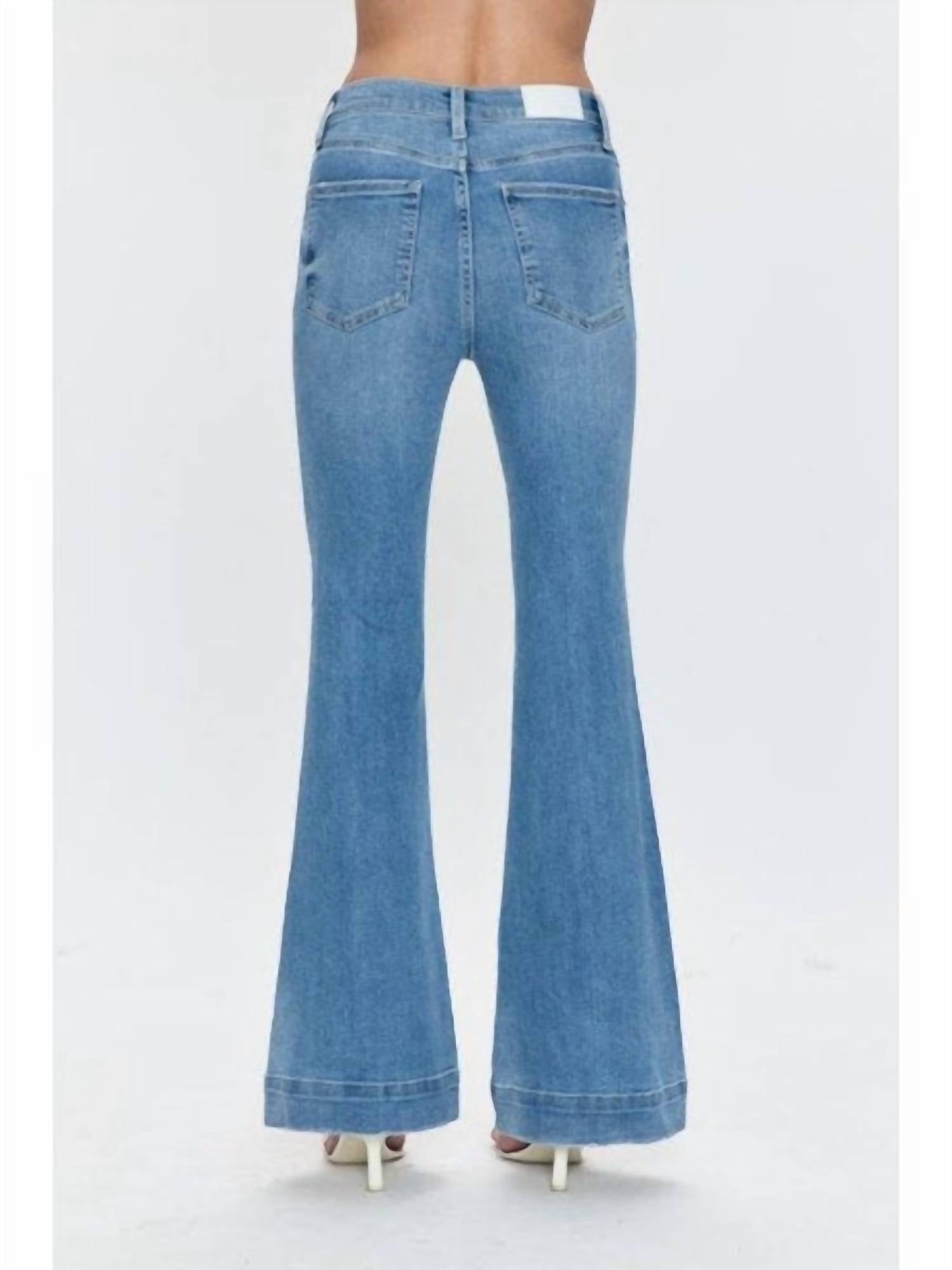 Pistola - Kinsley Mid Rise Ultra Flare Jean