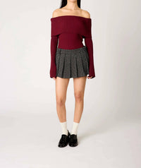 Nia - Saffron Ribbed Sweater