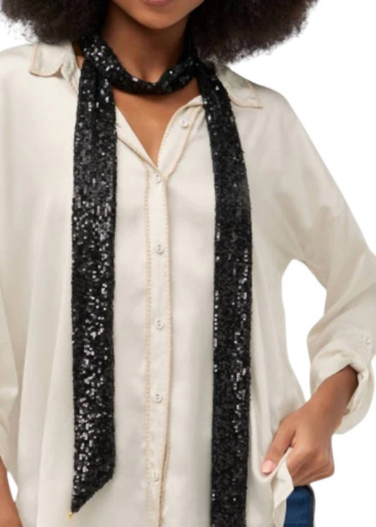 Johnny Was - Women's Sheri Sequin Skinny Scarf