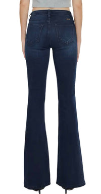 Kancan - Women's Mid Rise Flare Jeans