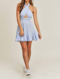 Mable - Halter Neck Mini Dress