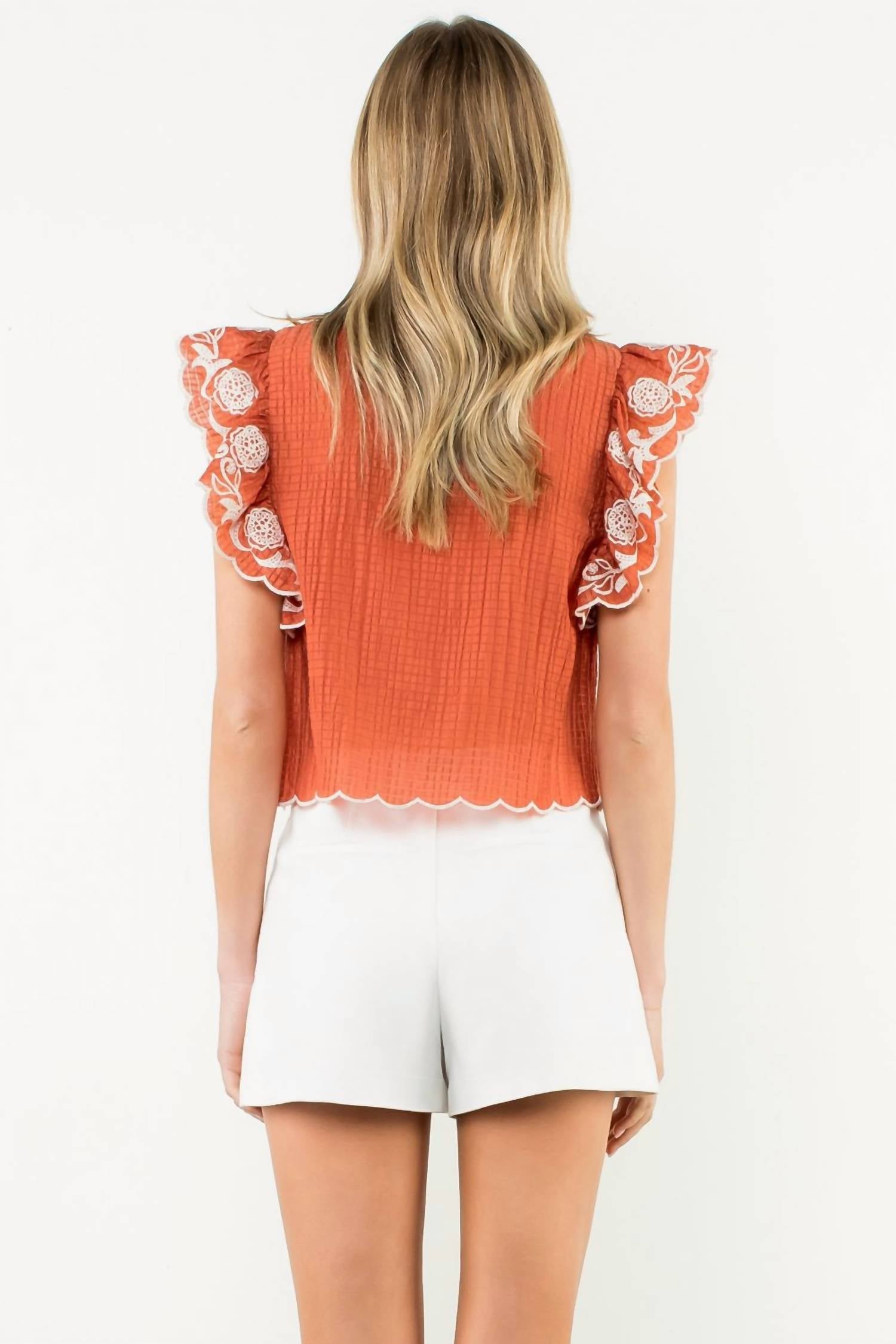 Thml - Marcia Flutter Sleeve Top