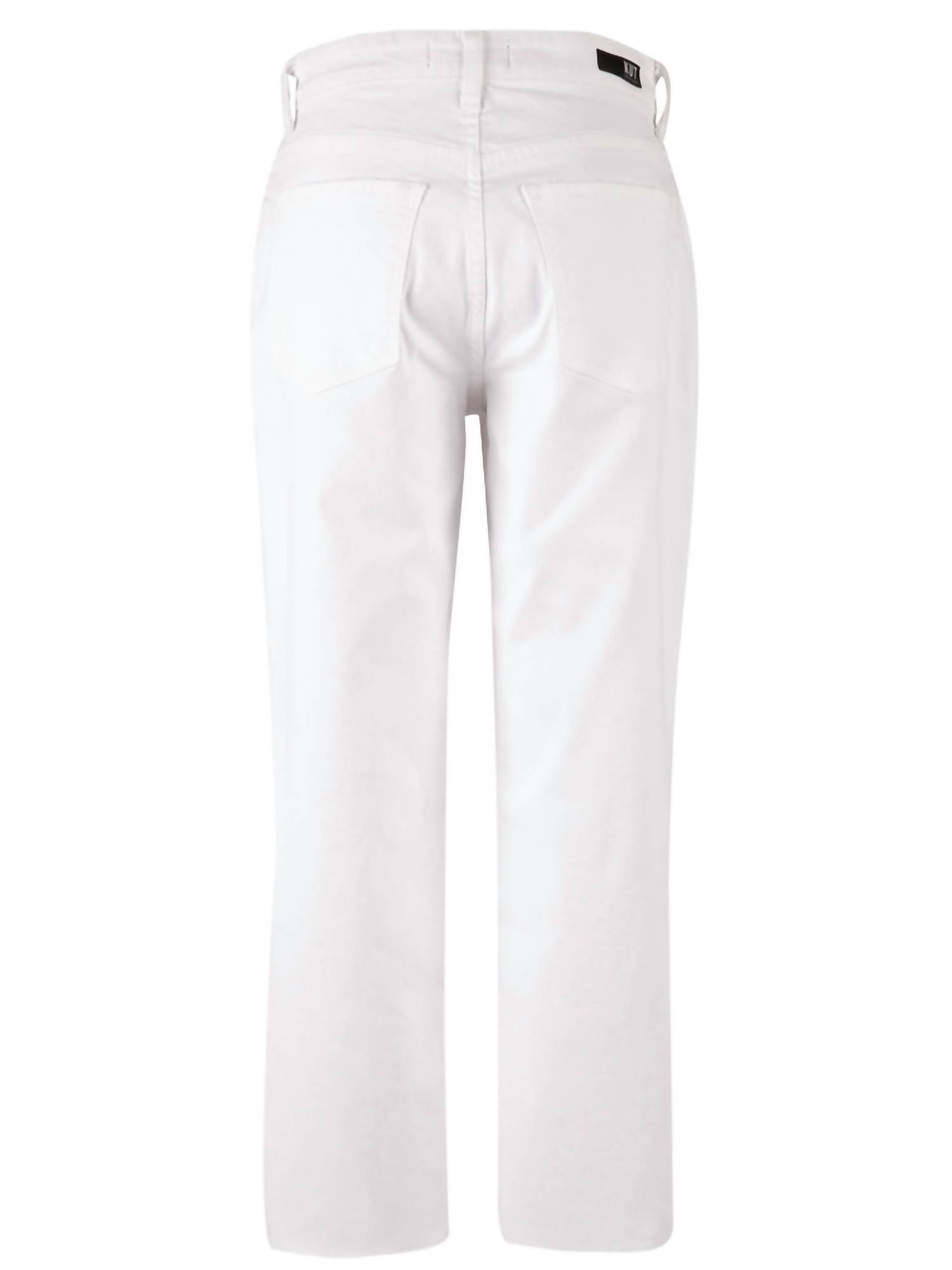 Kut From The Kloth - Rachael Hi Rise Raw Hem Mom Jeans