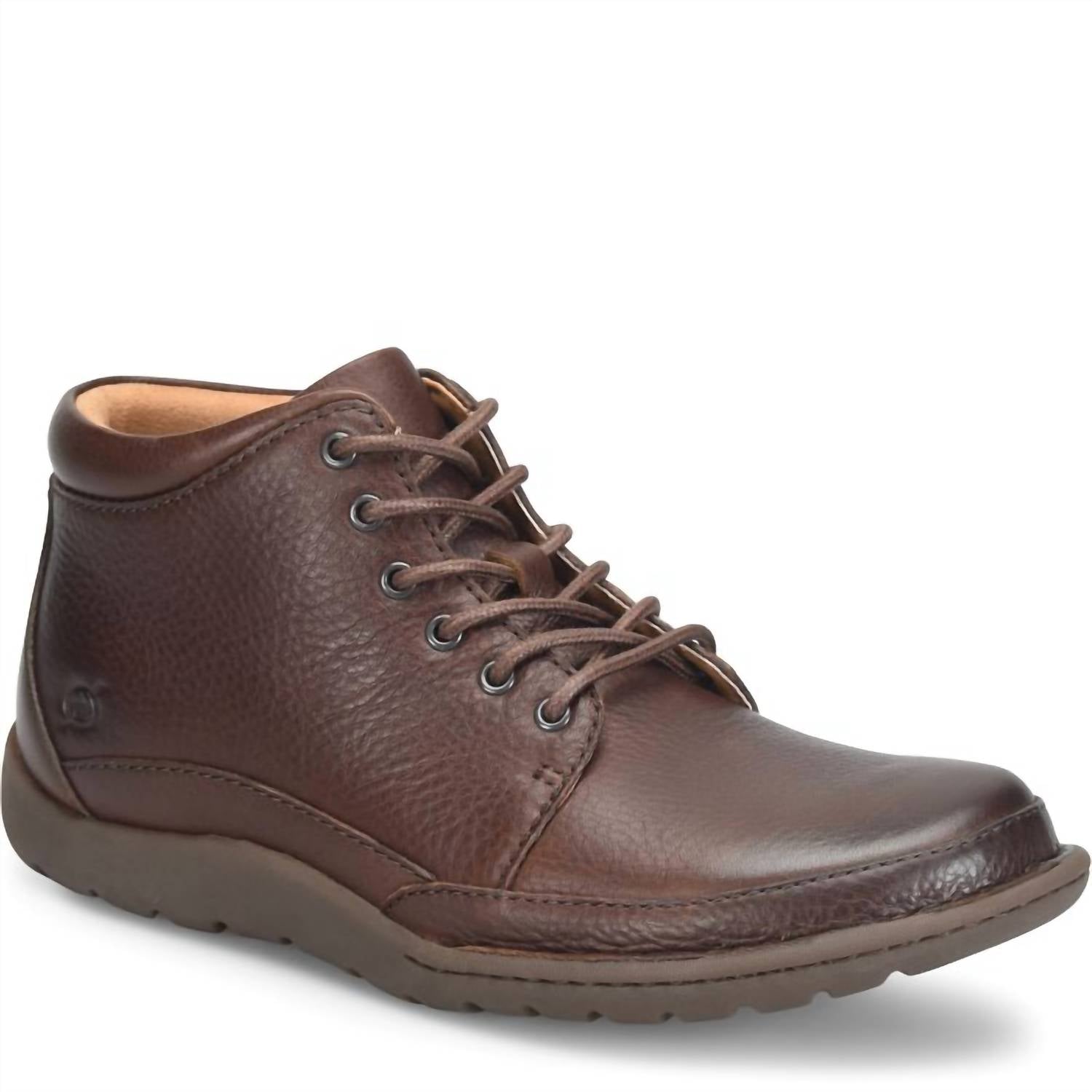 Born Men's Nigel Boot in brown - men's boots - detail view