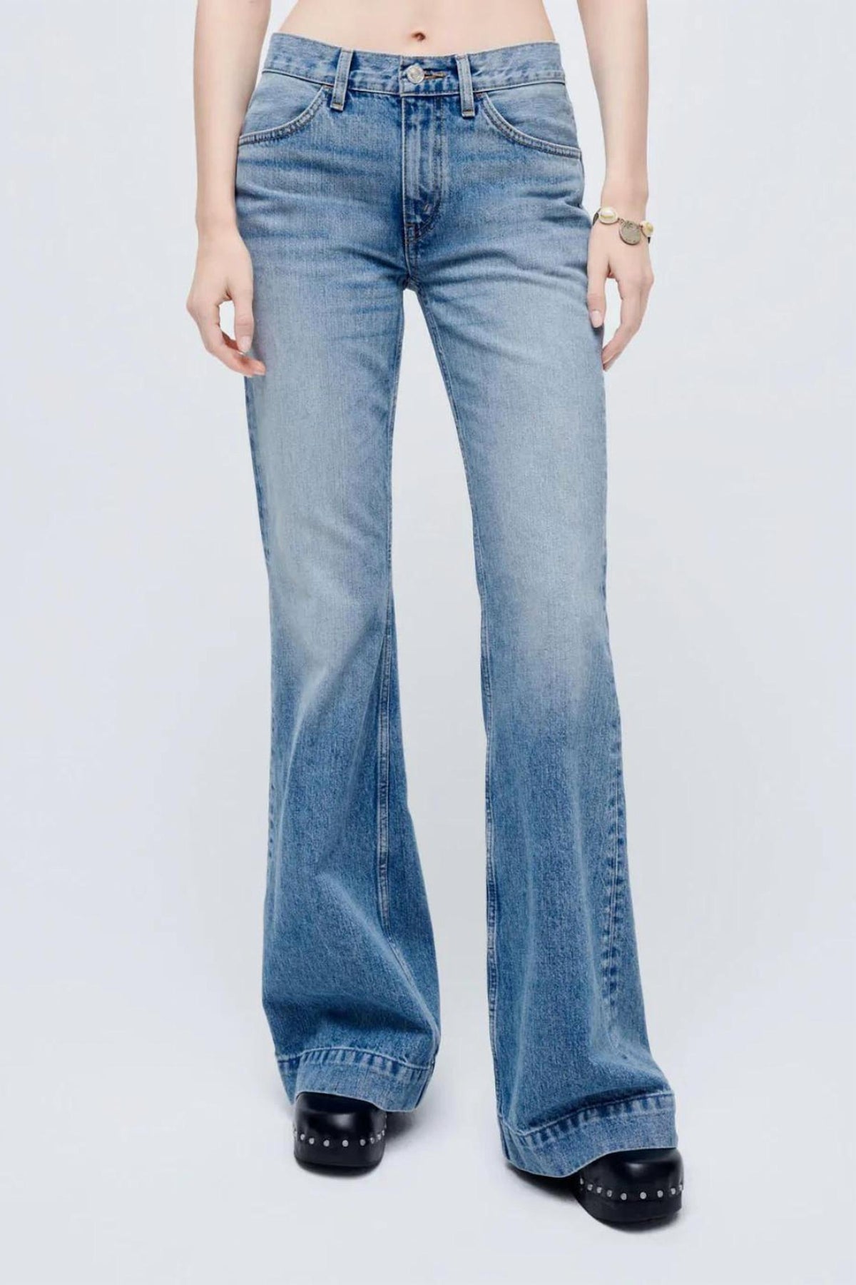 Re/Done - 70's Low Rise Bell Bottom Jeans