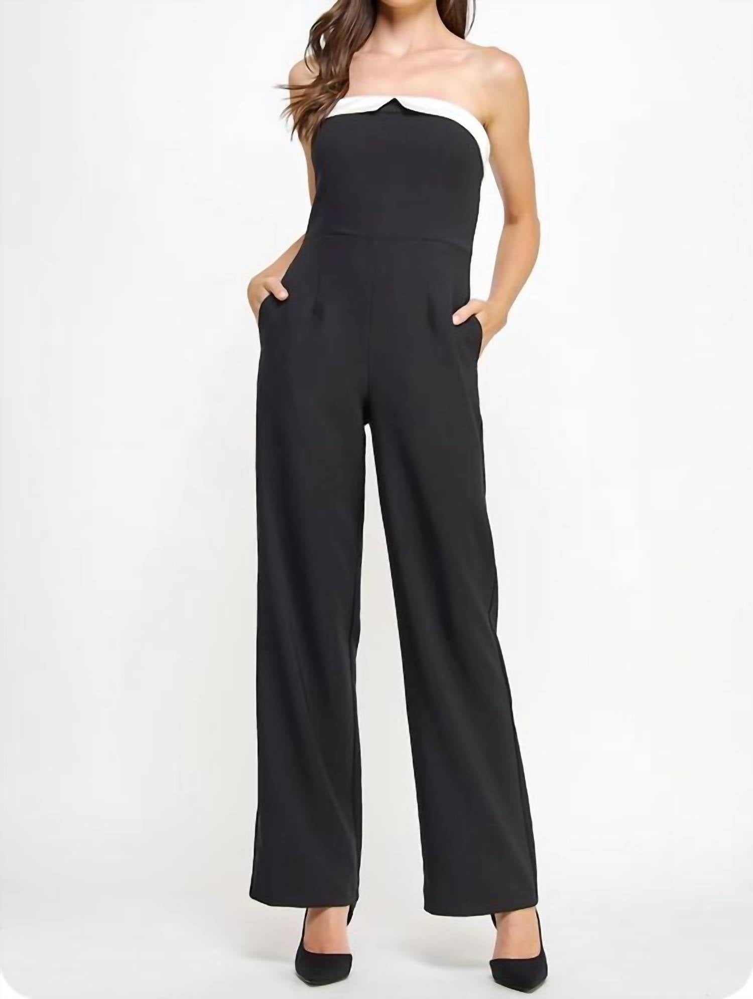 Strut & Bolt - Contrast Tailored Jumpsuit