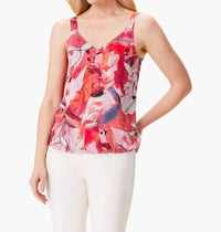 Nic + Zoe - Sloane Scribble Bouquet Crepe Cami