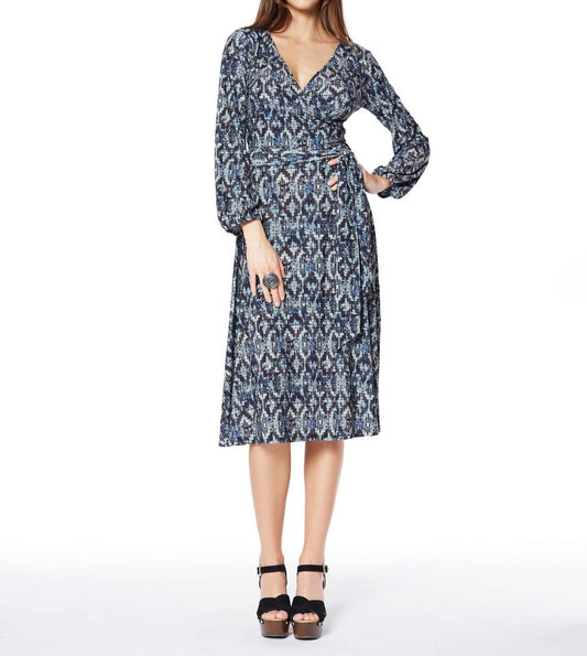 Long Sleeve Wrap Dress