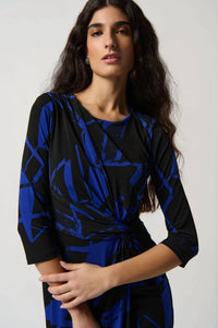 Joseph Ribkoff - FAUX WRAP DRESS