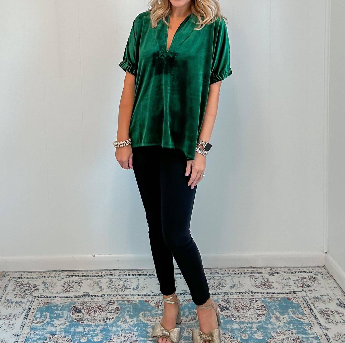 Caryn Lawn - Betsy Forest Top