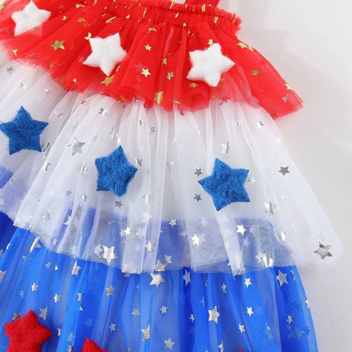 Little Trendy - Girls Tiered Tulle Tutu Dress