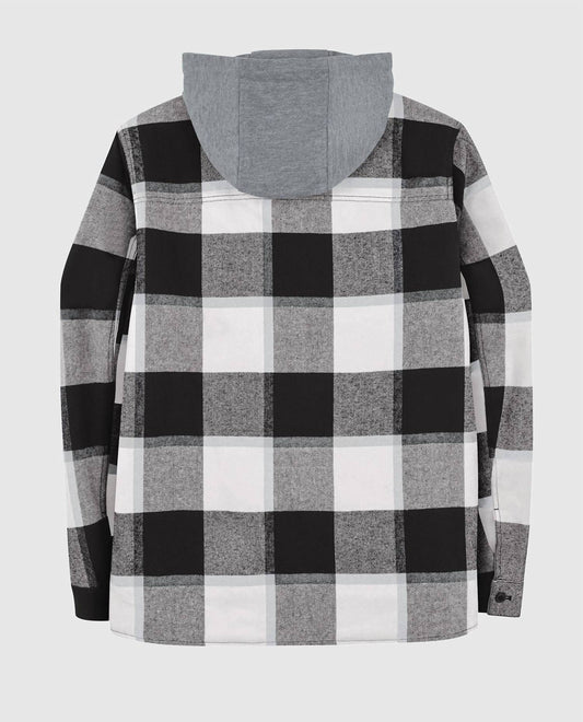 Starter - Men's Pittsburgh Steelers The Big Joe Sherpa Lined Plaid Starter Jacket