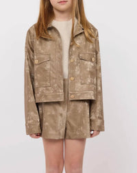 Sadie & Sage - Girls' New Chapter Jacket With Officer Buttons