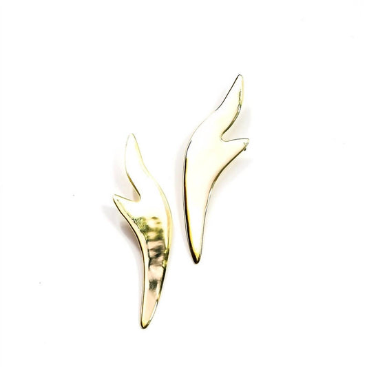 Avenue Chic - Women's Flame Spark Stud Earrings