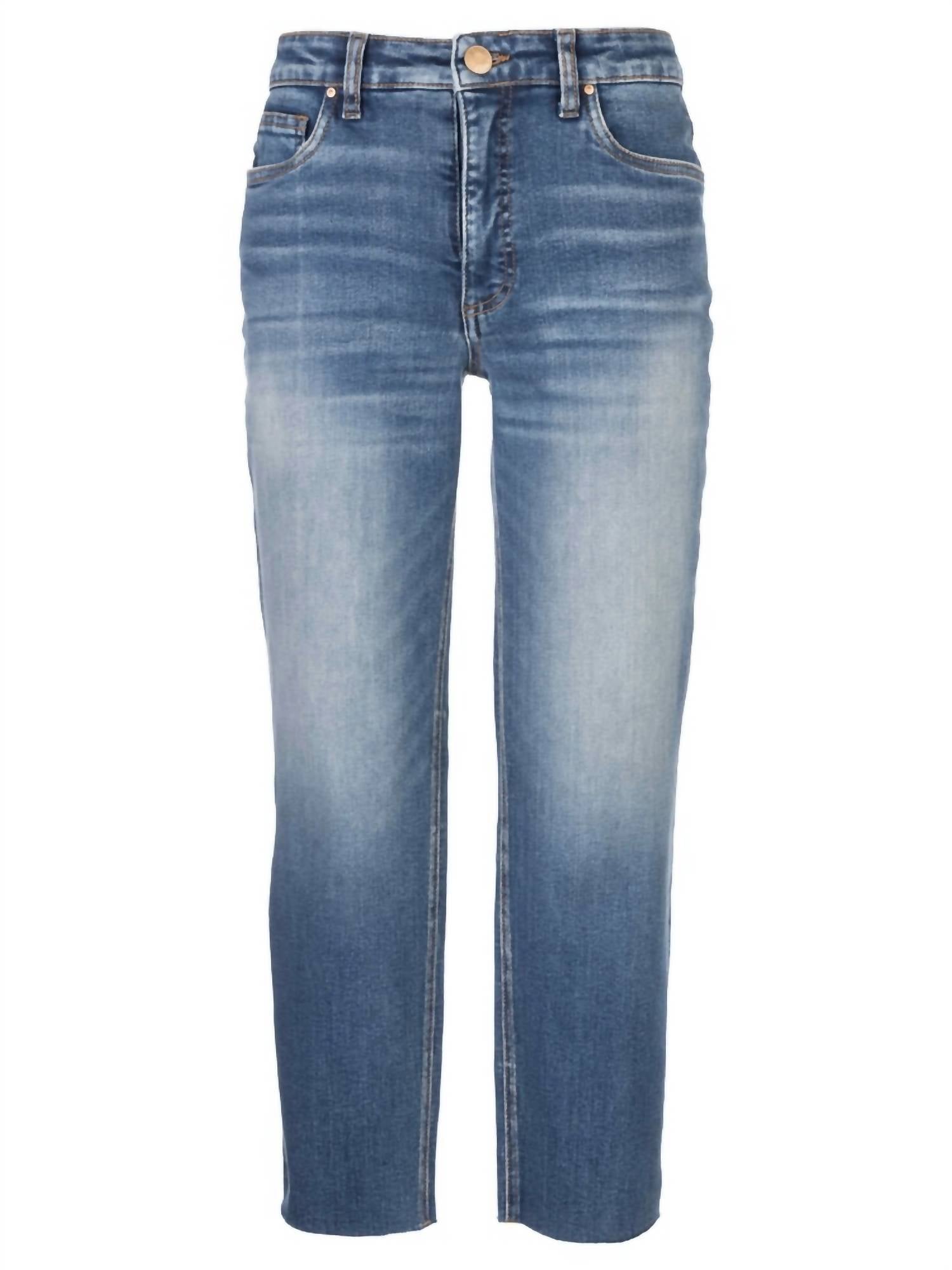 Kut From The Kloth - Rachael High Rise Fab Mom Raw Hem Jeans