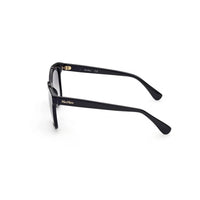 MaxMara Women's Round Sunglasses in black - women's accessory - detail view