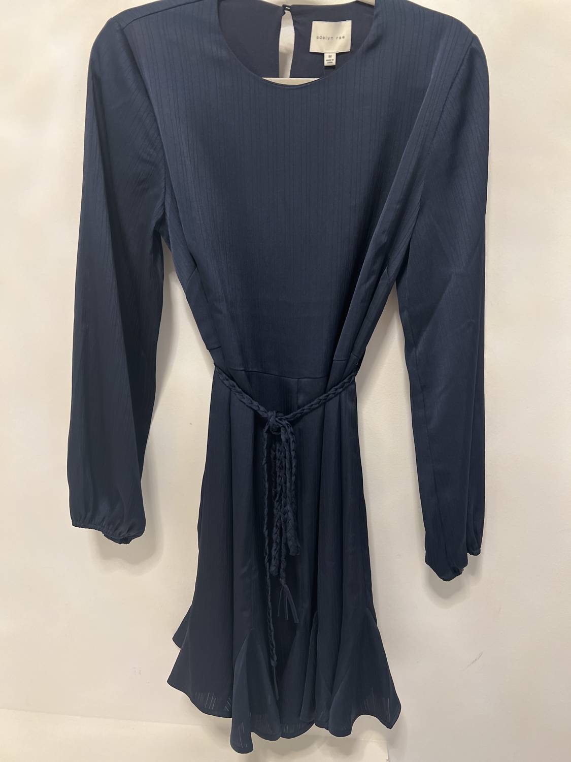 Adelyn Rae - Demi Godet Dress With Braided Belt